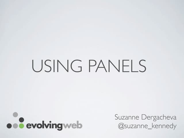 DrupalCamp NYC Panels Presentation - April 2014