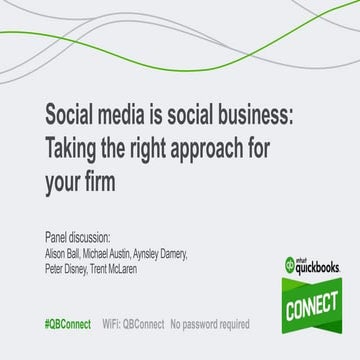 Panel Discussion: Social media is social business 