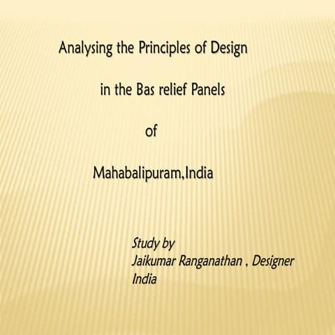 Panels of mahabalipuram