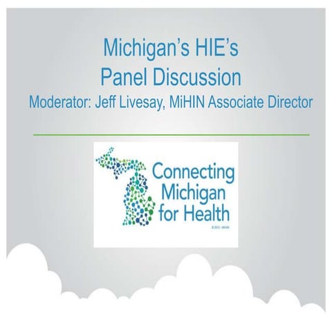 Panel: Understanding Michigan's HIE Landscape