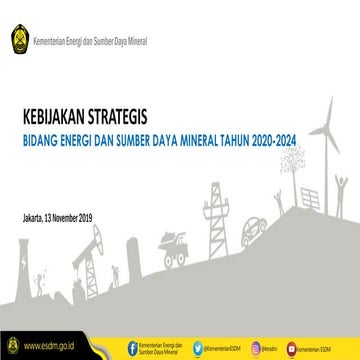 Panel viii rakornas 2019 - esdm | PDF
