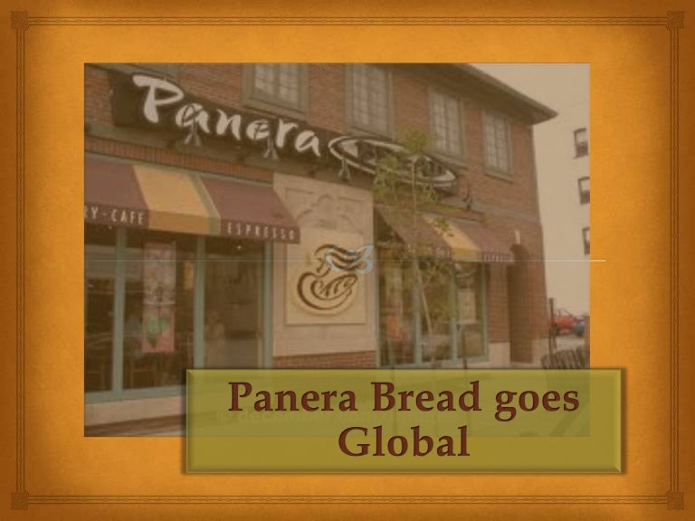 Panera bread goes global