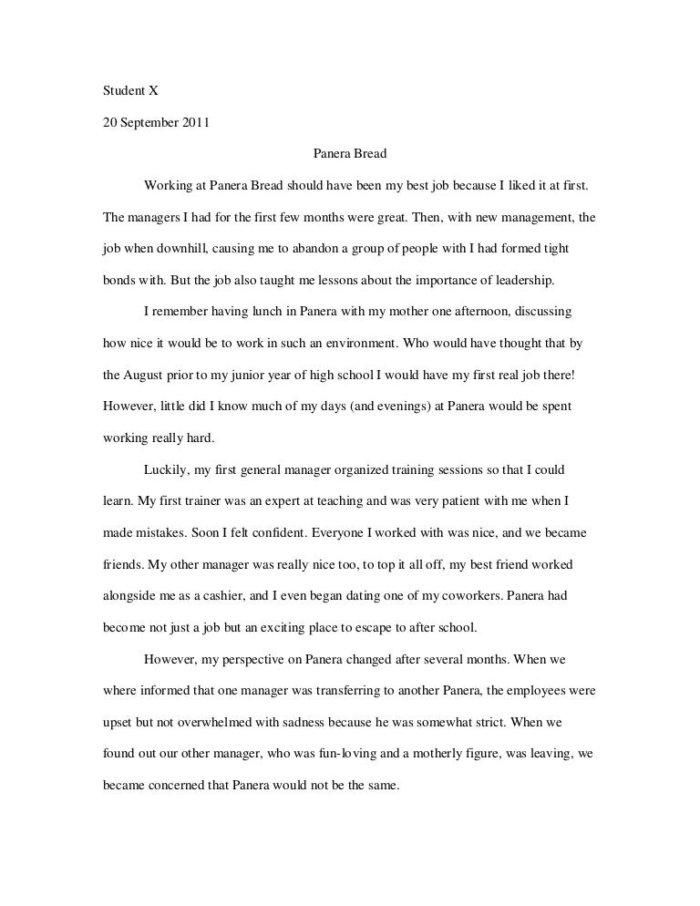 my best job essay