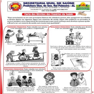 Panfleto direitos dos usuários do s...