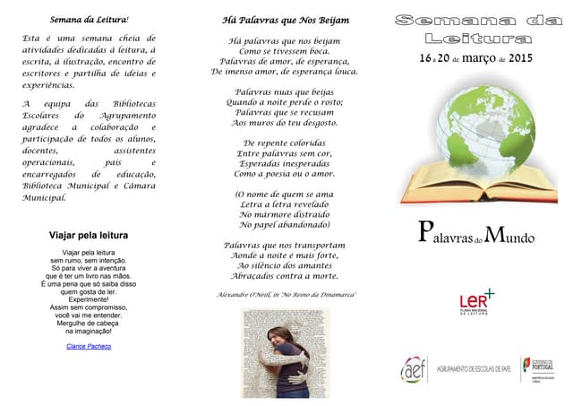 Semana da Leitura 2015 - "Palavras ...