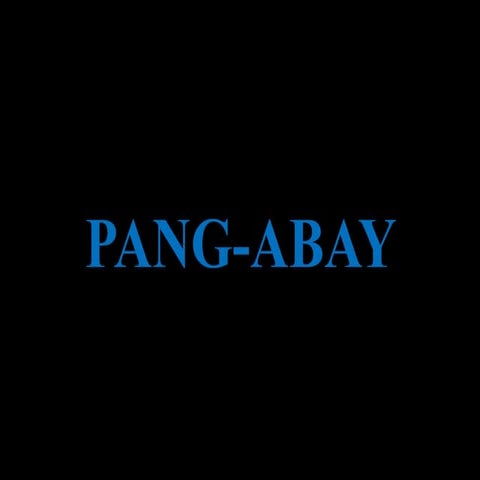 Pang Abay