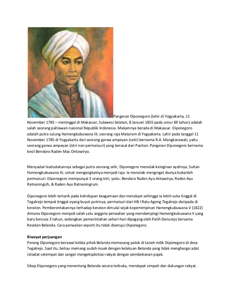 Pangeran diponegoro