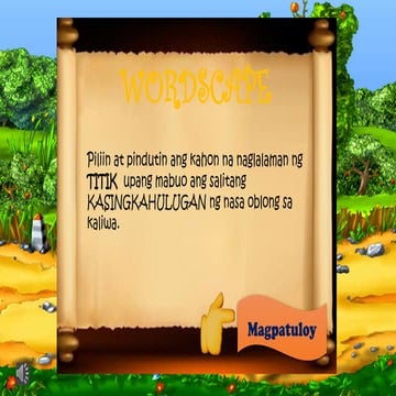 Interactive Filipino Language Lesson on Cause and Effect Vocabulary | PPTX