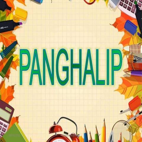 Panghalip - Pananong at Panaklaw
