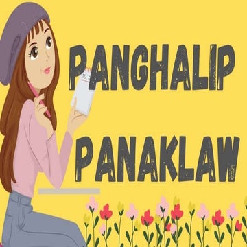 Panghalip Panaklaw | PPTX