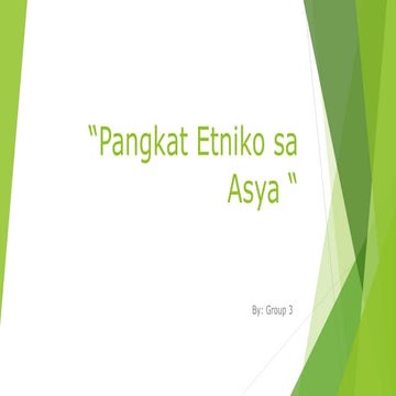 Pangkat etniko sa asya