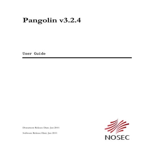 Pangolin User Guide