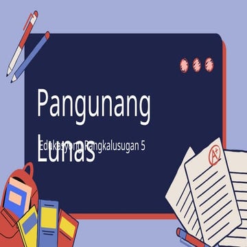 4th Quarter Grade 5 Pangunang Lunas.pptx