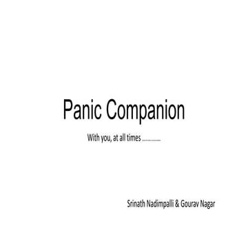Panic companion- Windows Phone App