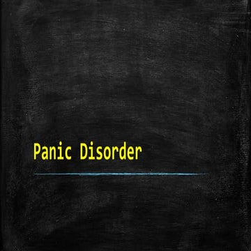 Panic Disorder.pptx