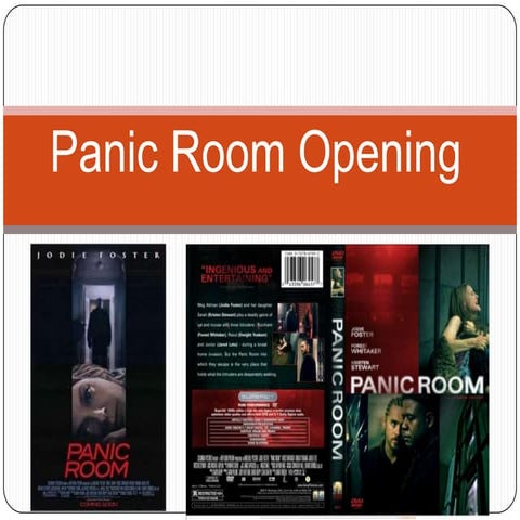 Title Sequence Analysis - Panic Room | PPTX