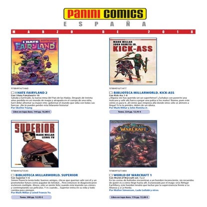 Panini marzo 2018 panini