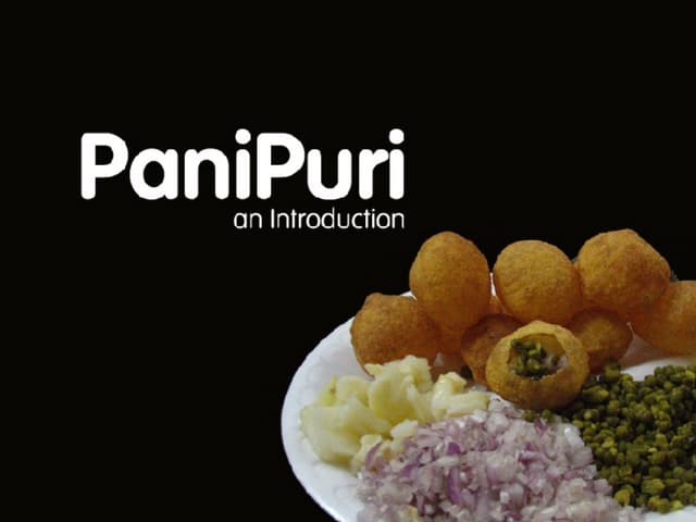 Panipuri - an Introduction to perfe...