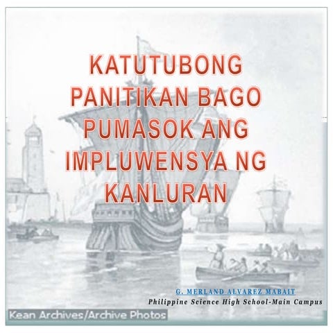 Panitikan Bago Dumating Ang Mga Kastila