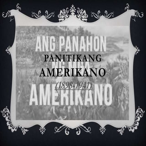 Panitikan sa Panahon ng Amerikano