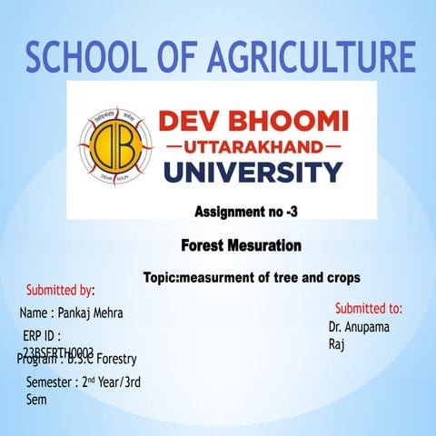 measurement of forest tree crop presentation ppt.pptx
