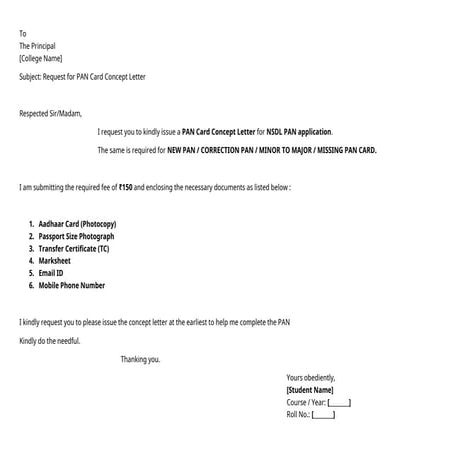 PAN LETTER (1) requst for pan campus incollage | DOCX