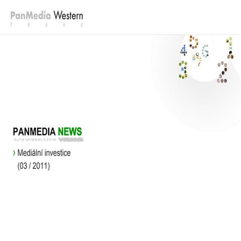 PanMedia NEWS: Výsledky monitoringu mediálních investic za březen 2011