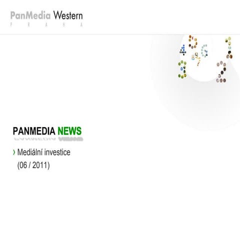 PanMedia NEWS: Výsledky monitoringu mediálních investic za červen 2011