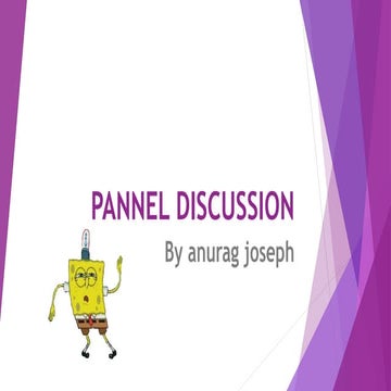 what is Panel discussion