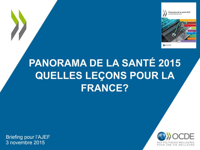 Panorama de-la-santé-2015-lancement...