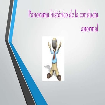Antecedentes históricos de la psicología anormal | PPTX
