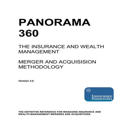 Panorama 360 Merger and Acquisition Methodology