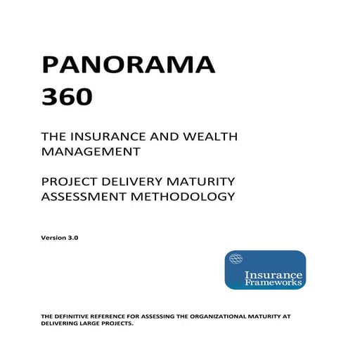 Panorama 360 Project Delivery Maturity Assessment Methodology