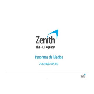 Panorama de medios 2º acum. 2015