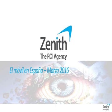 Panorama de Móvil en España Marzo 2016
