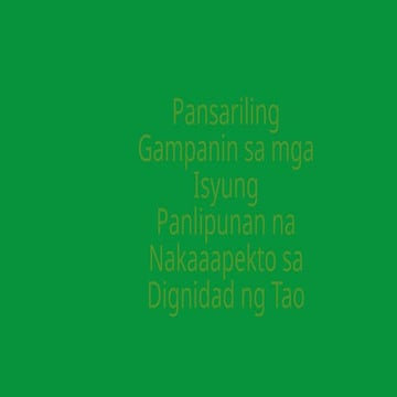 Sinag_sa_Karimlan sa panahon ng kasarinlan. | PPTX