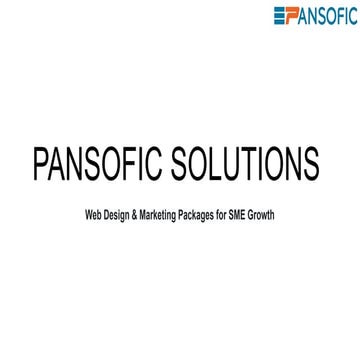 Web Design & Marketing Packages to Accelerate SME Growth