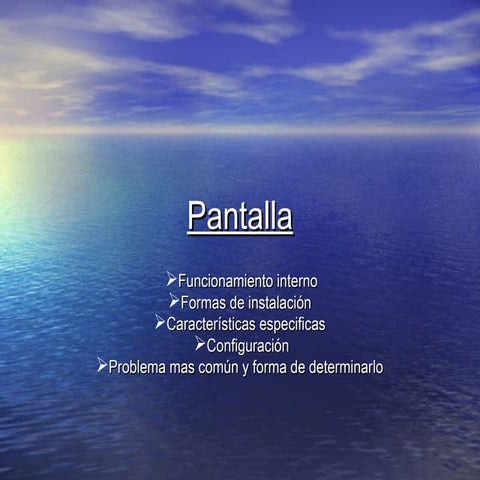 Pantalla power pain