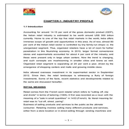 CUSTOMER BUYING BEHAVIOUR AT PANTALOONS