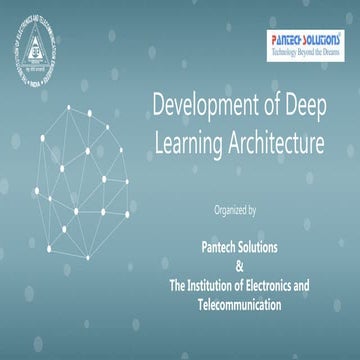 Development of Deep Learning Architecture | PPT