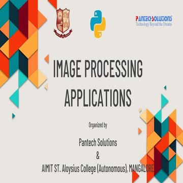Image processing application | PPTX | Photo Editing Software | Computer ...