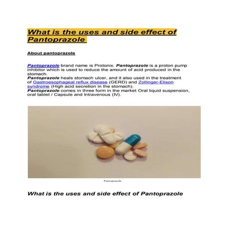 Pantoprazole