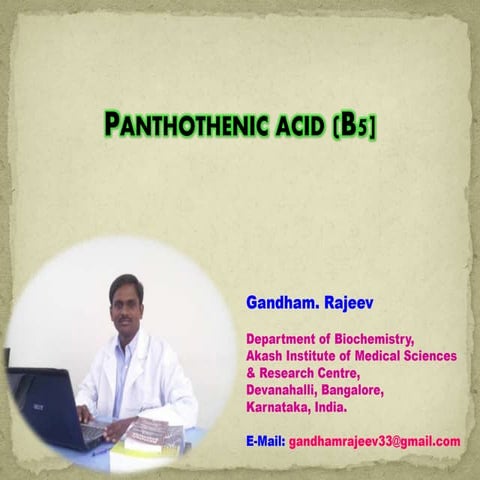 Pantothenic acid(B5)