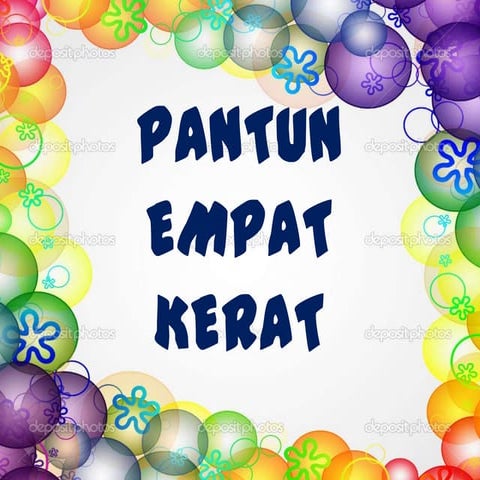 Pantun 4 kerat