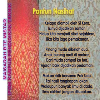 Pantun Nasihat