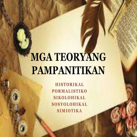 Mga Teoryang Pampanitikan