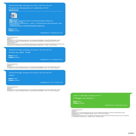 Le chat tra Paola Balducci e Luca Palamara - parte due