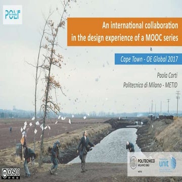 An international collaboration in the design experience of a MOOC series