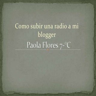 Paola flores 7° c