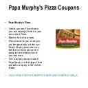 Papa Murphy's Pizza Coupons